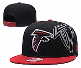 Falcons Team Logo Red Black Adjustable Hat GS,baseball caps,new era cap wholesale,wholesale hats